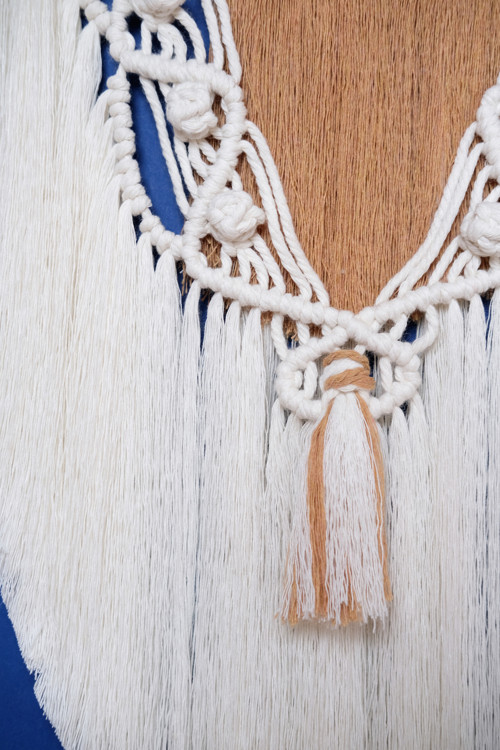 Macrame dekorace na zeď — foto 3
