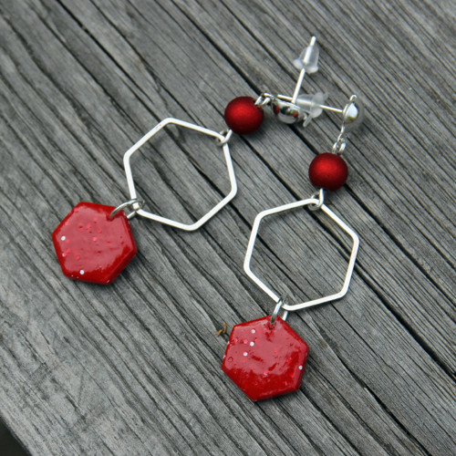 Hexagony červené — foto 3