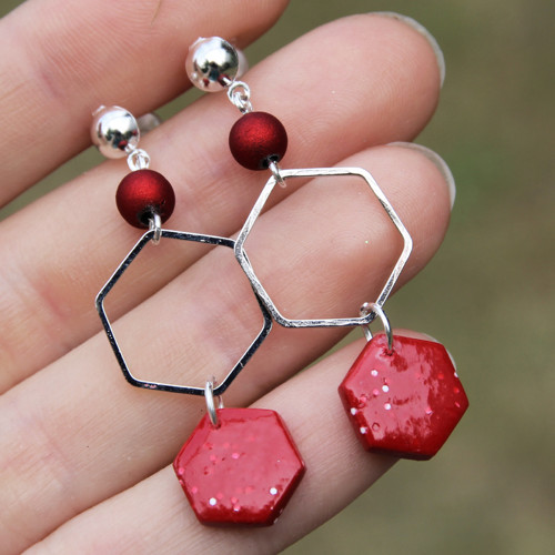 Hexagony červené — foto 2