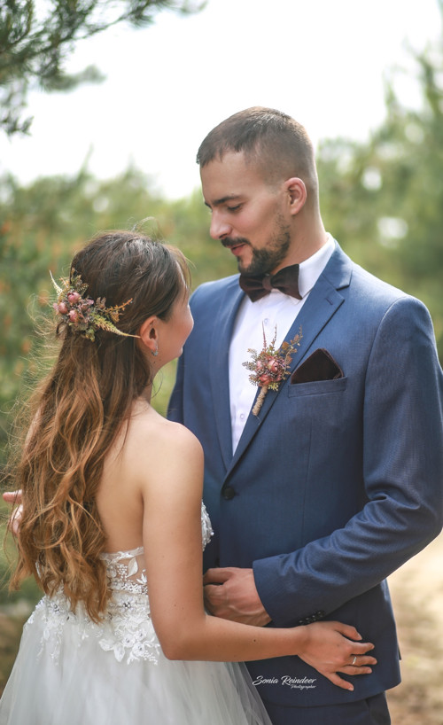 Sametový set: pánsky kapesník a motýlek — foto 2
