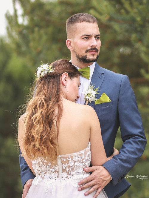 Sametový set: pánsky kapesník a motýlek — foto 2