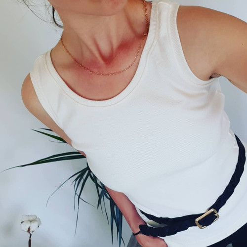 Bio žebrovane tílko — foto 3