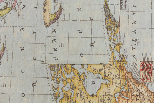 Dětská zástěrka - Modrá mapa — foto 3