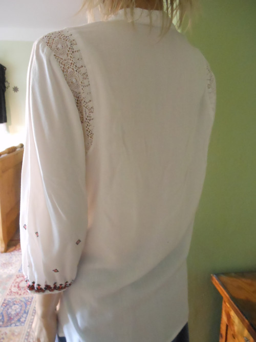 Boho tunika vyšívaná, vel.UNI — foto 5