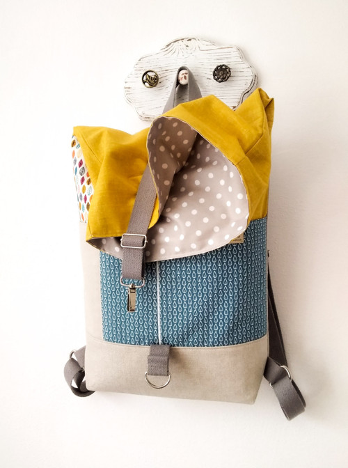 Rolltop batoh letné lístky — foto 2