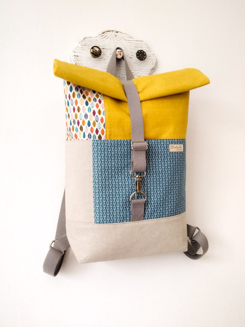 Rolltop batoh letné lístky — foto 3