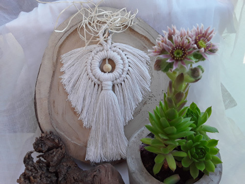 Macramé anděl "Natur" — foto 2