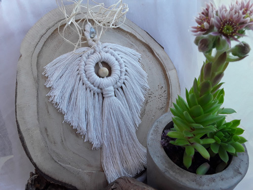 Macramé anděl "Natur" — foto 3
