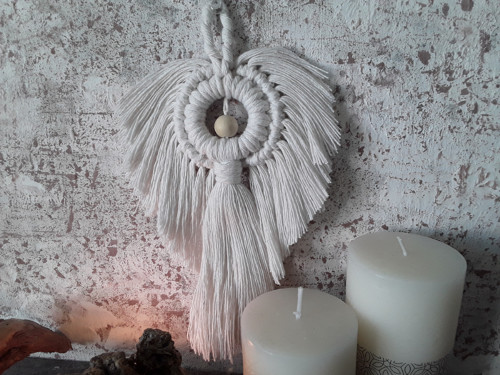 Macramé anděl "Natur" — foto 4