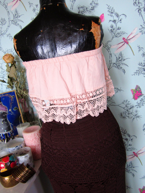 Boho top powder pink — foto 3