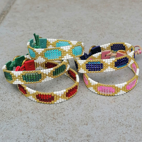 Imitation Gemstones-Loom Beaded Bracelets — foto 3