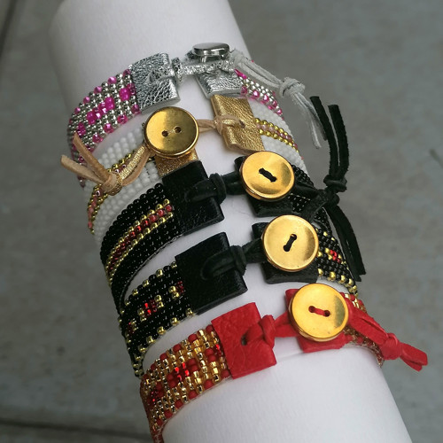 Glitter Heart-Loom Beaded Bracelets — foto 6