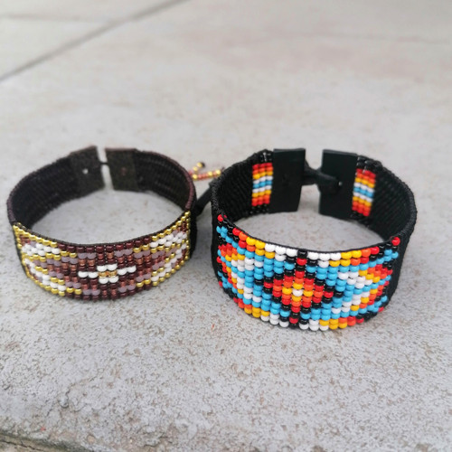 Native American Style Bead Woven Bracelets — foto 2