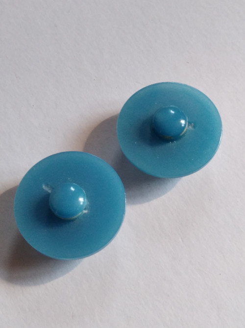 Knoflíky - nebesky modrá — foto 4
