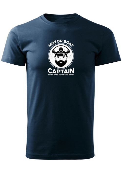 Pánské tričko "Motor Boat Captain" — foto 4