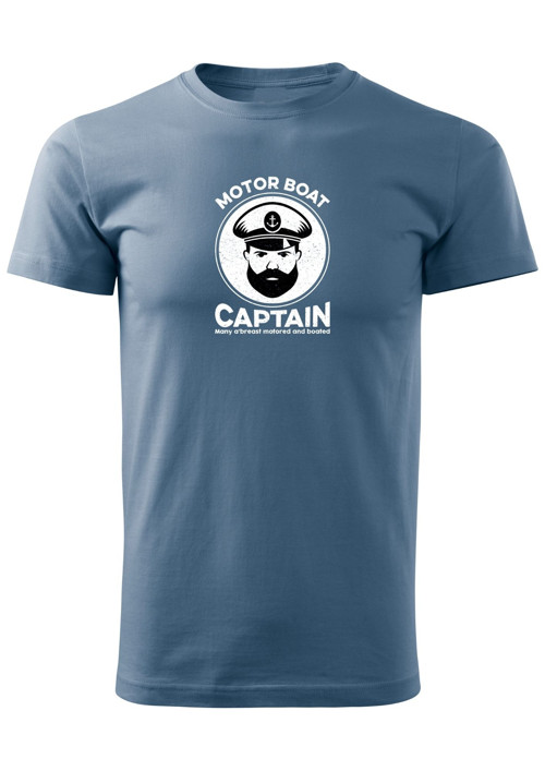 Pánské tričko "Motor Boat Captain" — foto 3