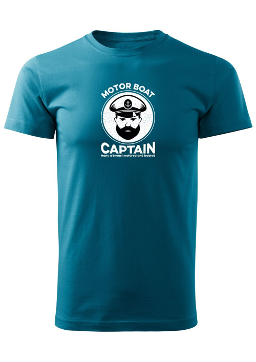 Pánské tričko "Motor Boat Captain" — foto 2