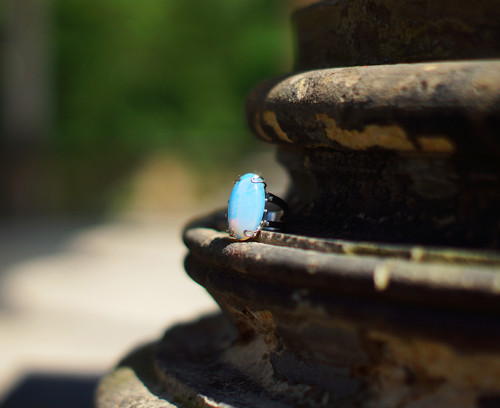 Nerezový prsten... " Blue " — foto 4
