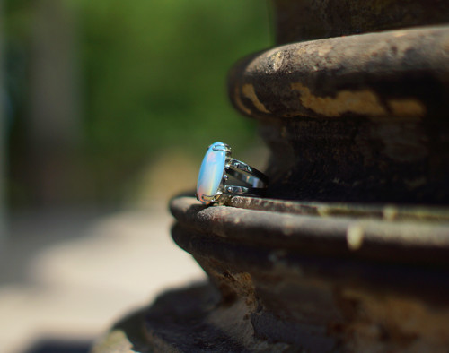Nerezový prsten... " Blue " — foto 5