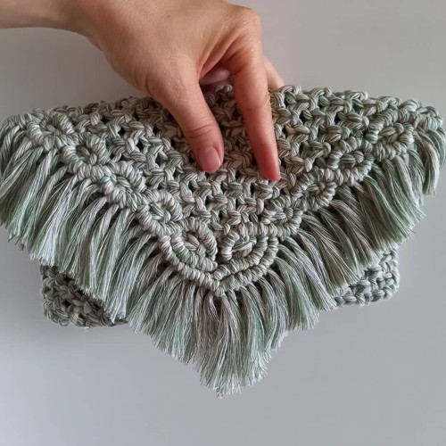 Mojito Macramé set: Psaníčko/kabelka a náušnice — foto 2