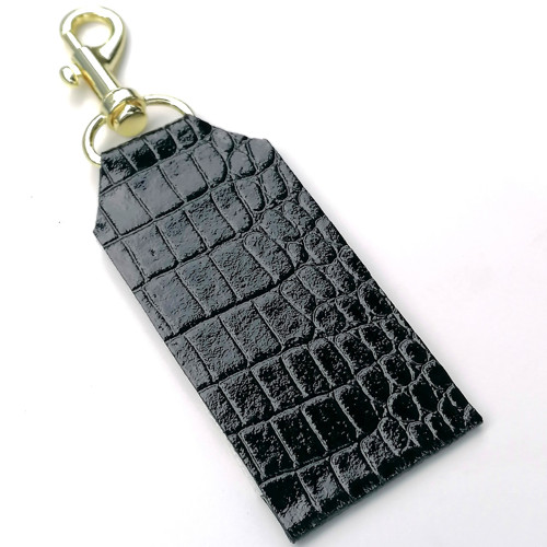 Boston Terrier-Leather Beaded Keychain — foto 3