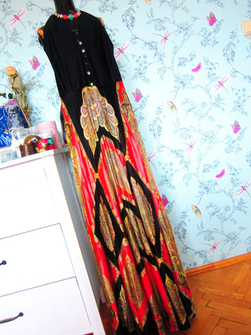 Retro boho overal fantastický — foto 3