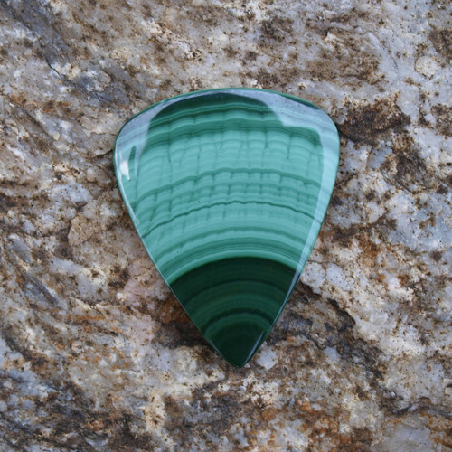 Malachit, kabošon č.2406 — foto 3
