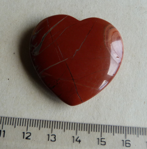Srdce - Jaspis - 4 cm - Extra — foto 5