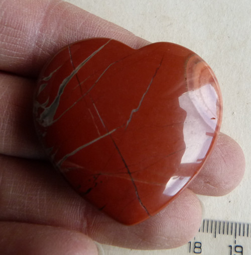 Srdce - Jaspis - 4 cm - Extra — foto 2