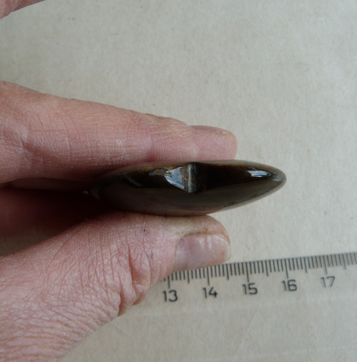 Srdce - Tygří oko - 4 cm — foto 5
