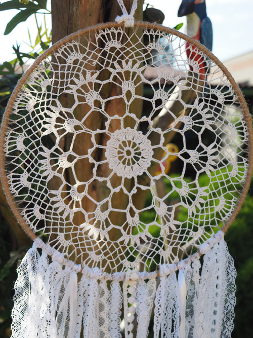 Lapač snů v boho stylu 6 (Ø25 cm) — foto 3