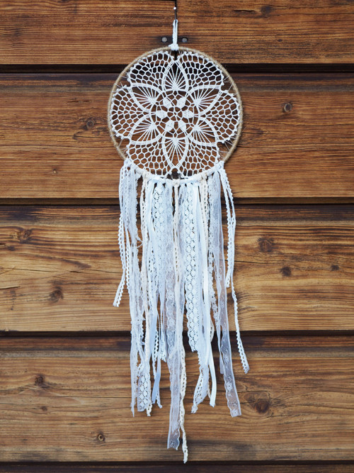 Lapač snů v boho stylu 13 (Ø20 cm) — foto 3