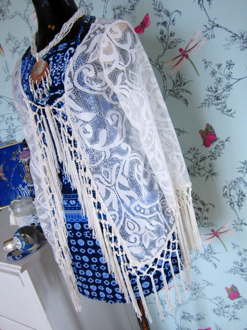 Kardigan boho krajkový — foto 3