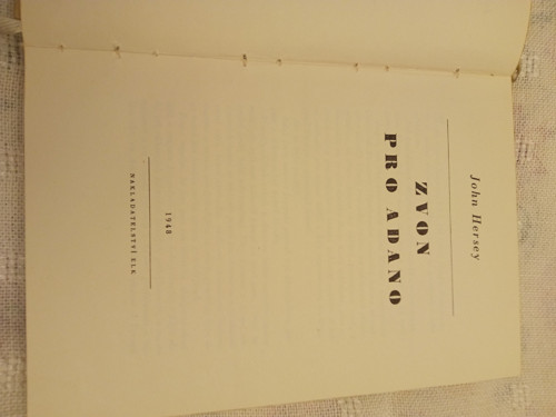 Zvon pro Adano - John Hersey — foto 3