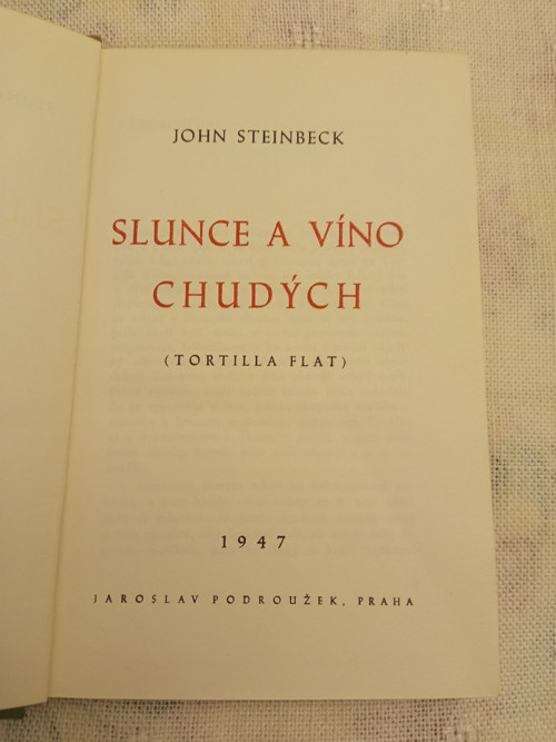 Slunce a víno chudých - John Steinbeck — foto 3