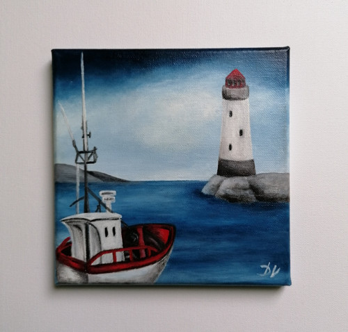 Na moři (20x20 cm) — foto 2