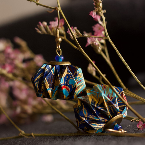 Origami náušnice – večerní — foto 5