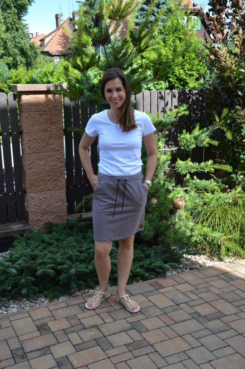 Dámská sukně KLASIC šedá — foto 2