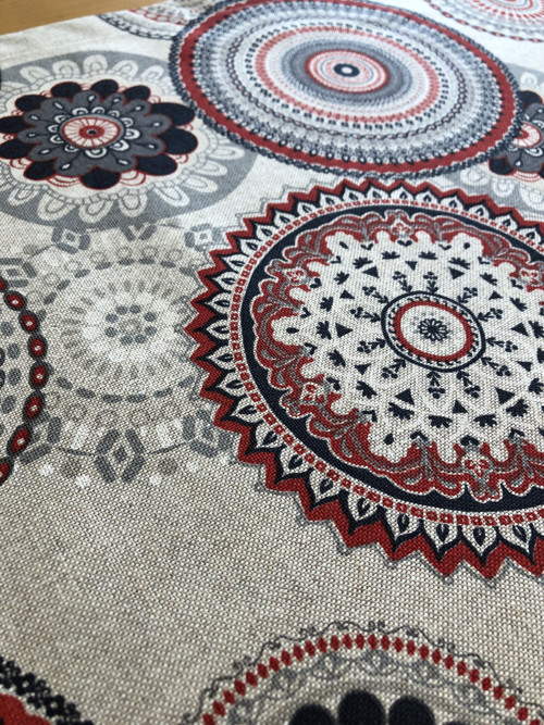 Ubrus - Mandala červená 200/40 cm — foto 4
