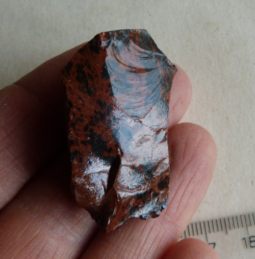 Obsidián mahagonový surový - 4 cm - Extra — foto 2