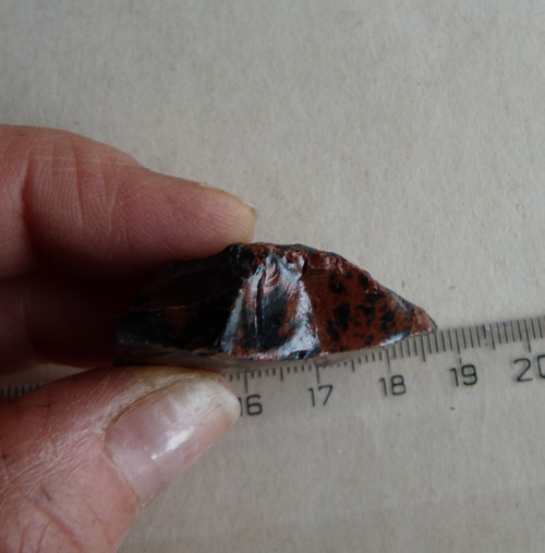 Obsidián mahagonový surový - 4 cm - Extra — foto 6
