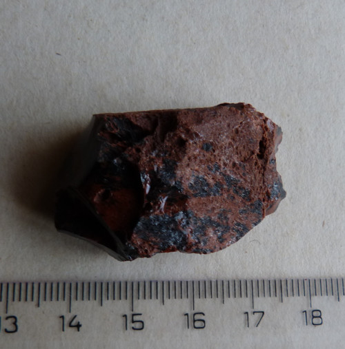 Obsidián mahagonový surový - 4 cm - Extra — foto 4