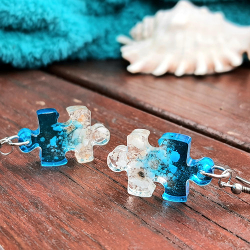 REZERVACE Náušnice "Puzzle" — foto 3