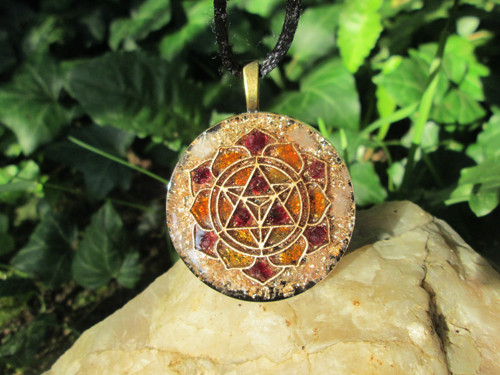 Org. šperk ,, Sri Yantra Slunce " — foto 2
