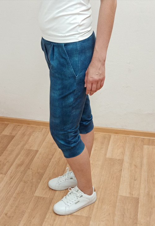 DÁMSKÉ 3/4 TEPLÁKY - střih Petra — foto 3