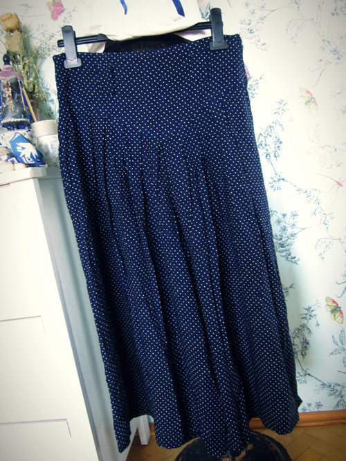Cullotes chic modré s puntíčky — foto 3