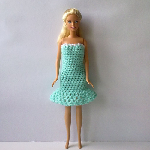 Oblečky pro Barbie - šaty , bolerko — foto 2