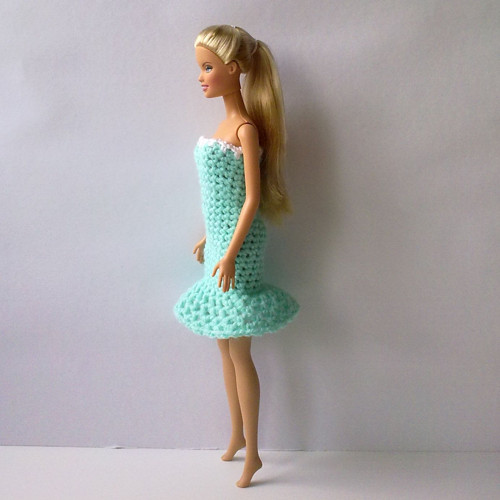 Oblečky pro Barbie - šaty , bolerko — foto 3
