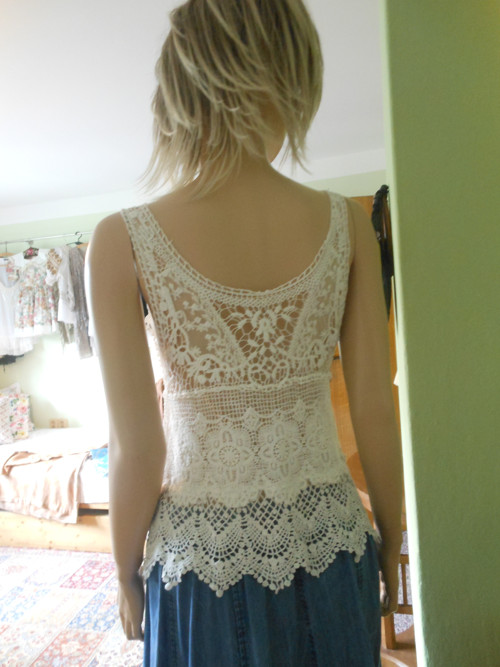 Krajkový top, vel.S — foto 4