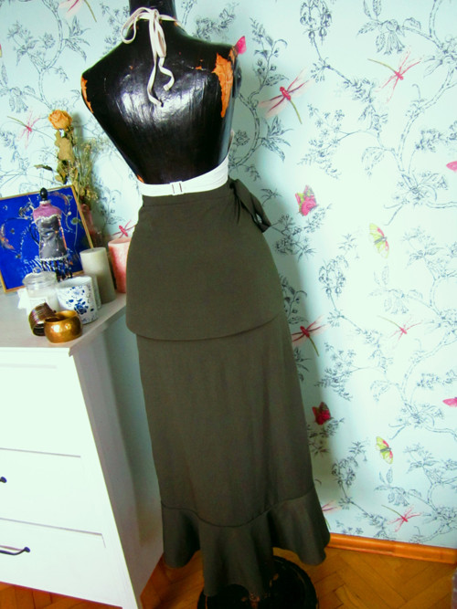 Sukně olivová latino — foto 5